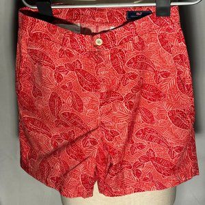 Red Fish Print Vineyard Vines Mens Size 32